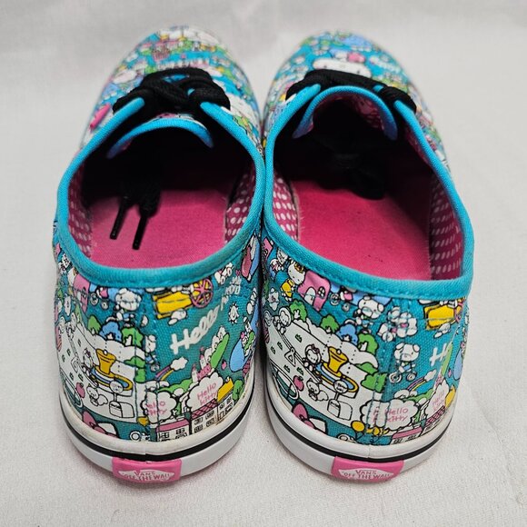 Vans Hello Kitty Sanrio Multicolor Print Sneakers Shoes Womens Size 8- Mens 6.5 - Picture 5 of 13